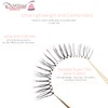 Dorisue Natural Round Eyes False Eyelashes - Ultra-Thin Invisible Band