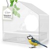 WILDLIFE HOME Window Feeder for Wild Birds, Transparent with Removable