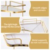 Seoneiro 2 Tier Corner Bathroom Counter Organizer, Cosmetic Skincare Organizer,