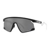 Oakley BXTR Sunglasses Matte Black/Clear with Prizm Black Lens