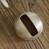 명성유기 방짜 엠보 한손형 괄사 마사지기 Myeongseong Organic Bangja Embossed One-Handed Gua Sha Massager