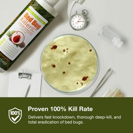 EcoVenger Bed Bug Killer with Remote Sprayer 1 Gal - Kills 100% All Stages on Contact- Kills Resistant Bugs- Kills Eggs- 14 Day Residual Protection- Non-Toxic- Child & Pet Friendly