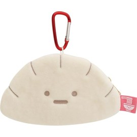 San-X Sumikko Gurashi "Anytime Ramen Miscellaneous" Dumpling Plush Pouch CA58902 H 90 x W 145 D 30 mm