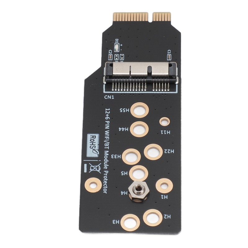 12+6Pin WiFi Network Card and Bluetooth Module Protector Adapter for