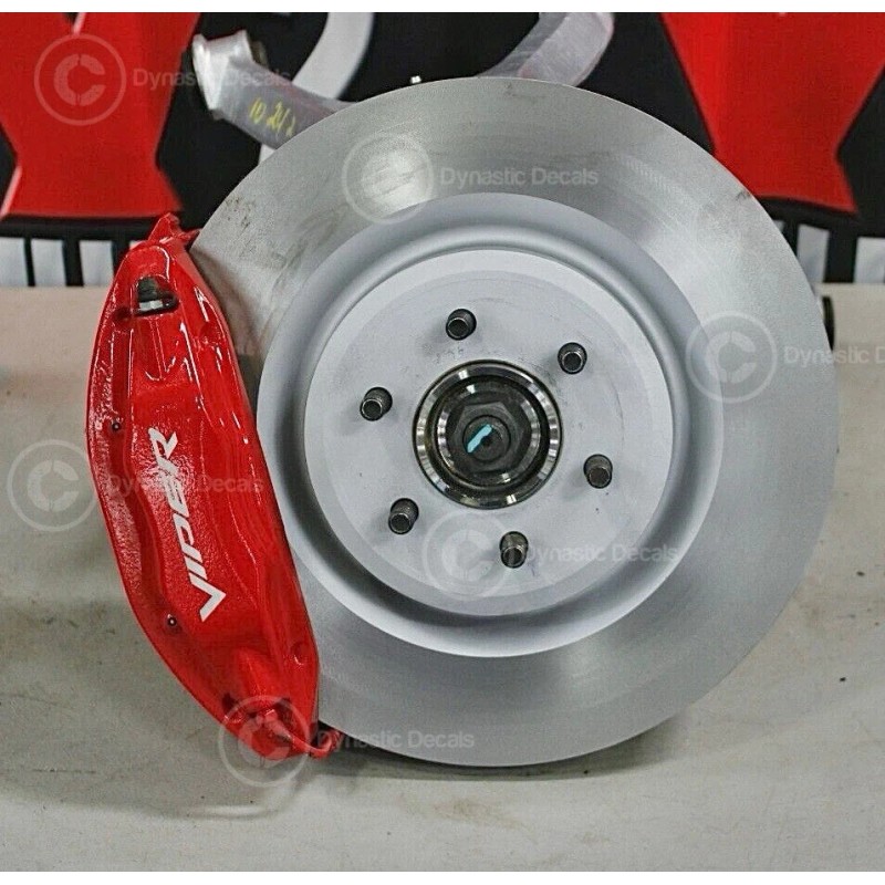 Dynastic Decals Dodge Viper Brake Caliper Decal Set Vinyl Sticker