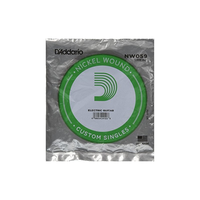 D'Addario NW059 XL Nickel Wound Electric Guitar Single String -