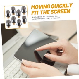 KOMBIUDA 8Pcs Durable Capacitive Stylus Pen Tips Fiber Nibs for Touchscreen Devices Scratch Protection Easy to Carry and Use for Daily Needs