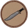 The Bowie Knife Patrol Patch - 2" Diameter Round Embroidered