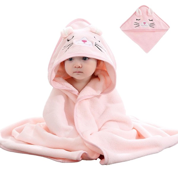LHLZNB Hooded Baby Towel with Animal Ears | Ultra Soft