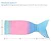 Catalonia Classy Mermaid Tail Blanket, Soft Warm Plush Fleece Sleeping
