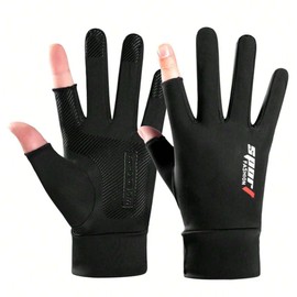 XuoAz UV-Protection-Sun-Gloves Men Women Summer Fingerless-Fishing Gloves for Cycling Driving Outdoor Sports