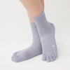 Gunze Socks Washiito Japanese Paper Yarn Soft Elastic Cuff Left