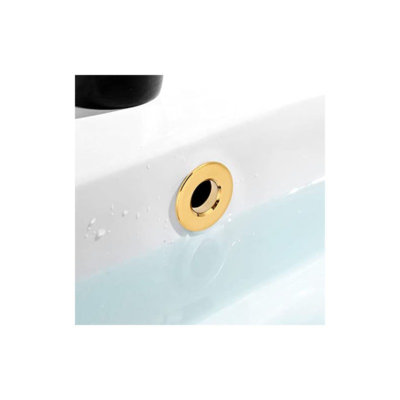 3cm/1.2in Sink Overflow Ring - Brass Material Sturdy Buckle Design