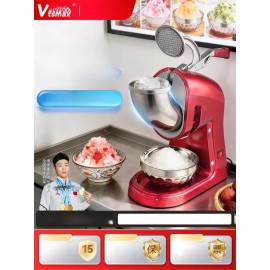 cha 눈꽃빙수기계 팥빙수 눈꽃빙수 얼음분쇄기 [블루 더블 소량용] Cha Snowflake Bingsu Machine Red Bean Bingsu Snowflake Ice Shaver [Blue Double Small Capacity]