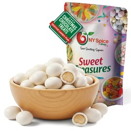 NY Spice Shop Christmas Yogurt Covered Peanuts - 1 Pound Candy Coated Peanut - Trail Mix Yogurt Peanuts - Sweet Nut Snacks – Gourmet Healthy Sweet Snacks For Fun Christmas Treats & Candy Buffet