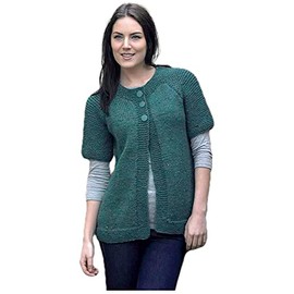 King Cole 4038 Knitting Pattern Cardigan and Sweater to Knit in King Cole Chunky Tweed