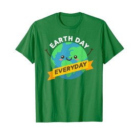 Happy Earth Day Every Day Recycle Funny Science Teacher Men Women Kids T-Shirt