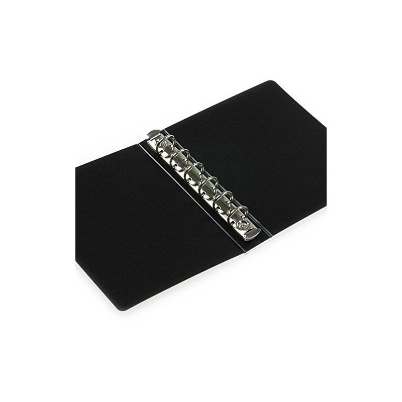 エトランジェディコスタリカ バインダー ソリッド ミニ 6穴 黒 SLD-08-02