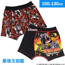 [Airin] Bandai 572 Saikou Picture Book Boxer Shorts, Set of 2, A Pattern (39.4 / 43.3 / 47.2 / 47.2 inches (100 / 110 / 120 / 130 cm) Assortment, assorted, 110