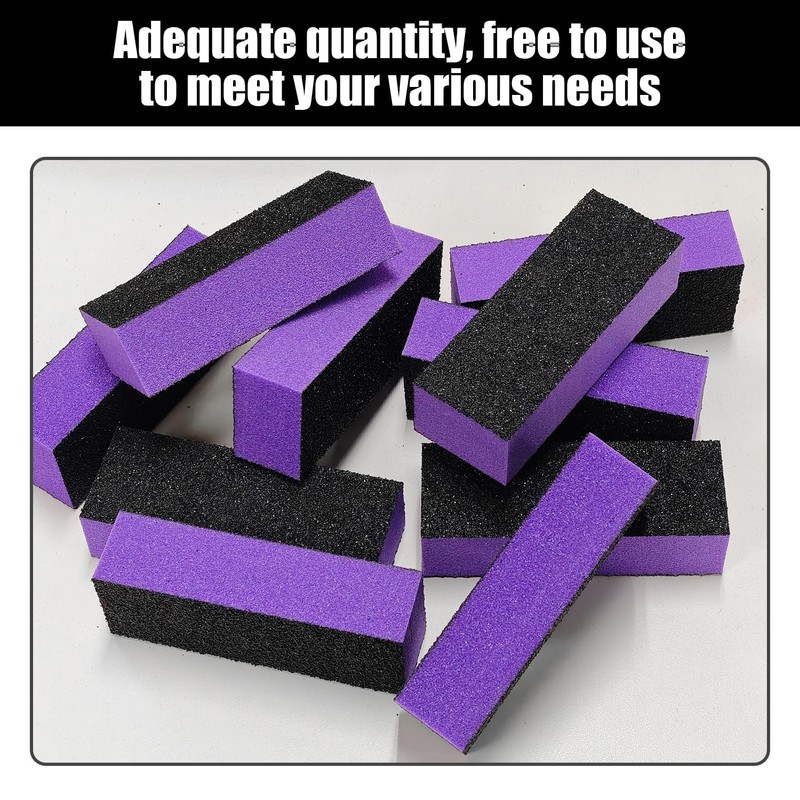 10 Pieces Sponge Nail Files, Manicure Tools, Nail Polishing Tools,