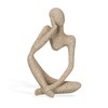 Heatunk Sandstone Resin Thinker Style Abstract Sculpture Statue - Collectible