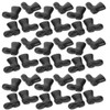 Homoyoyo 100pcs Miniature Santa Claus Boots, Doll Plastic Rain Shoes