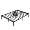 Goltriever 14 Inch Queen Size Bed Frame with 2 Pcs
