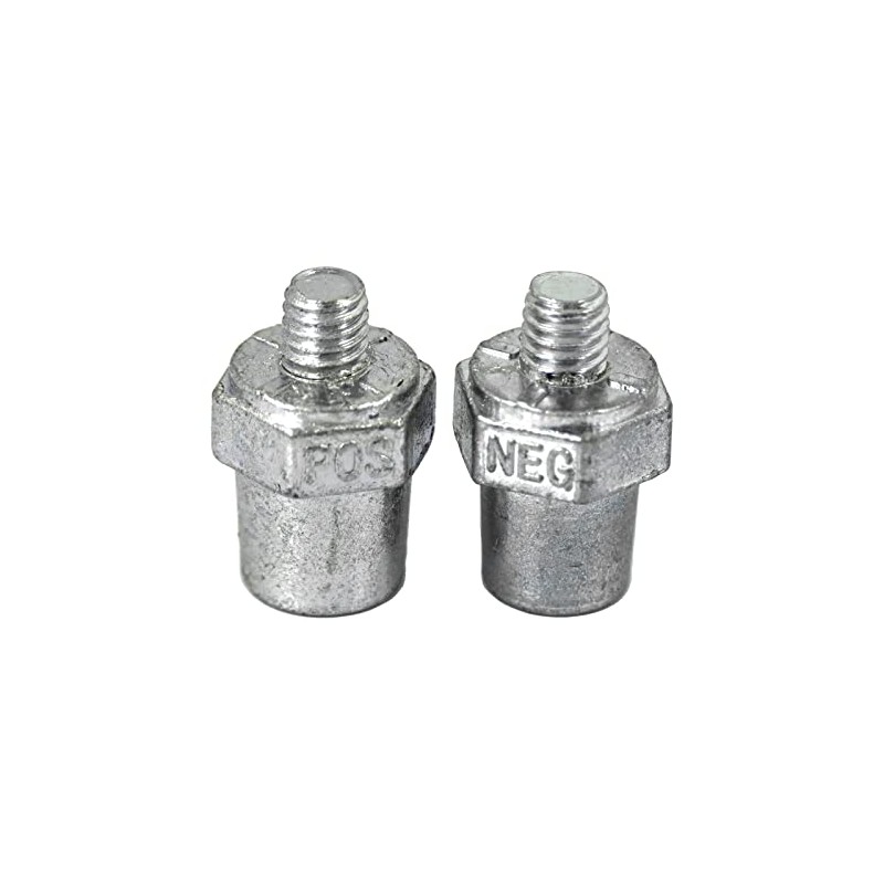 Schumacher Electric Zinc-Coated Side Terminal Charging Posts, BAF-1, for Automotive,