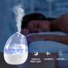 Poksolfy Cool Mist Humidifier for Bedroom,2L Small Air Humidifiers for