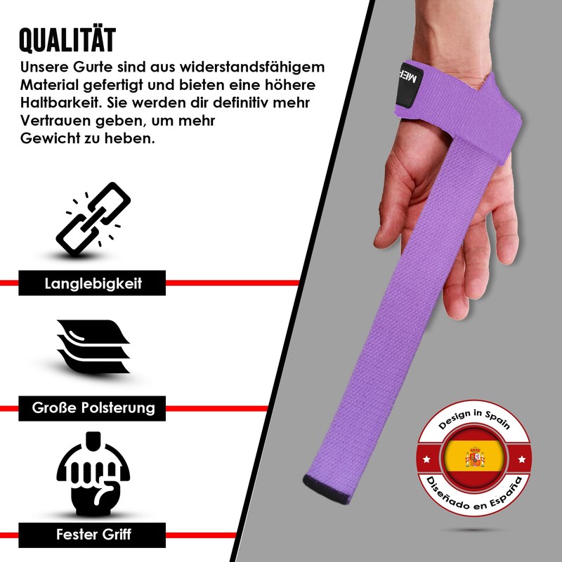 MERCURYAL Straps Gym - Powerlifting Straps - Gym Accessories -