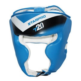 Starpro Boxing Headguard - PU leather - Muay Thai Kickboxing training protection and fighting headgear - Various sizes