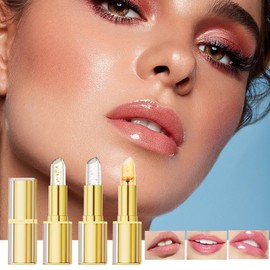 Changing Color Lipstick,Long Lasting Lip Gloss Change Color | Long-lasting Moisturizing Lipstick for Wedding Dating Commuting Christmas Birthday Party