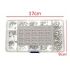 JZK 750pcs Flat Head Self Tapping Screws Assortment Set with