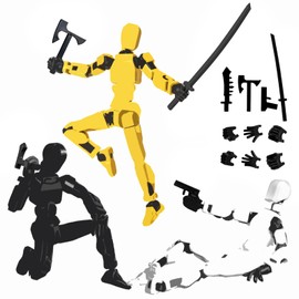 shallyong Figures, 3 pieces T13 action figure, T13 action figure set, action figures, movable, action figures 14 cm, multi-jointed movable, action figures, toy