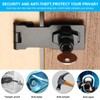 Keyed Hasp Locks, 5 Inch Knob Locking Hasp, Cabinets Hasp