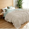 100% Egyptian Cotton Waffle Weave Blanket Full Size for Bed,