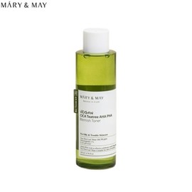 MARY & MAY Vegan Cica Teatree AHA PHA Blemish Toner 200ml