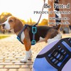 Funfox Dog Harness Large Dog, 2 Clips No Pull Vest