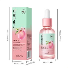 Sérum De Niacinamida De Melocotón, Iluminador Y Revitalizant