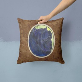 Caroline's Treasures SS7008PW1414 Chow Chow Fabric Decorative Pillow Machine Washable, Indoor Outdoor Decorative Pillow for Couch, Bed or Patio, 14Hx14W