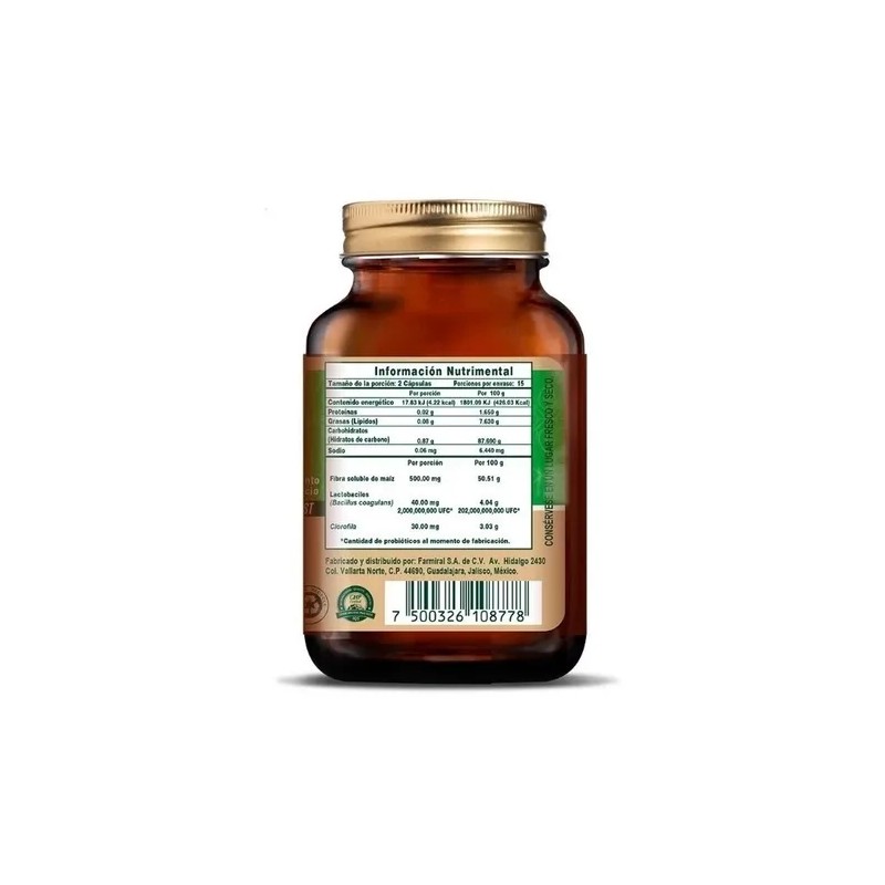 Biomiral D Gelac + Fs Prebióticos Y Clorofila 30 Caps