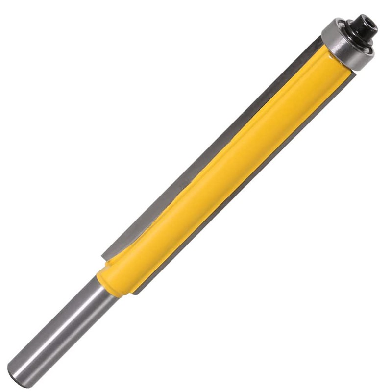 Bestgle 3Pcs 8mm Shank Extra Long Straight Router Bit Set