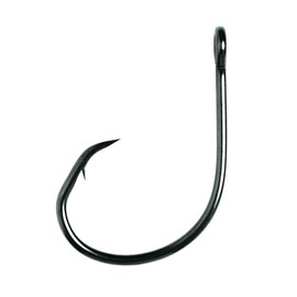 Eagle Claw L197 Circle Hook Platinum Black Finish, Offset Circle Hook Sizes 2/0 to 8/0 in 50 and 100 Packs (Eagle Claw 197 Black 6/0-50 PK)