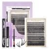 Pestañas Postizas Kit Completo, 280pcs Kit de Postizas Mezcla 30D