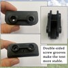 4Pcs 2-Way Pop-up Gazebo Replacement Connector Canopy Tent Replacement Parts