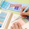 JIANTA Book Tabs for Annotating, 2000Pcs Sticky Tabs with Ruler,
