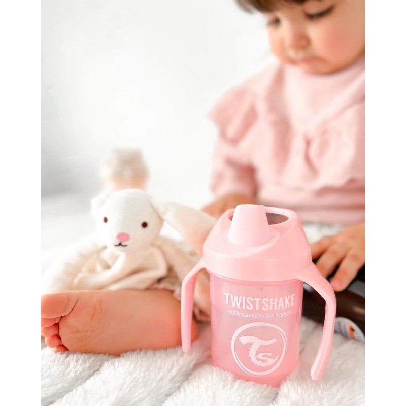 Twistshake 2 x Leak-proof Mini Baby Learning Cup with Soft