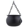Generique Magic Witch's Cauldron Hanging Decoration with Chain Black 14