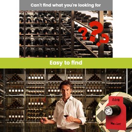 Daily Treasures 150PCS Wine Bottle Tags,3 Colors Wine Tags,Paper Wine Tags for Cellar Collection,Wine Labels for Wine Store,Wine Cellars Collections,Wineries,Restaurants( 3.5*2.25in,Red,Yellow,Green)