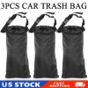 Unbranded 3PCS Car Trash Bags, Travel Hanging Storage Detachable Garbage